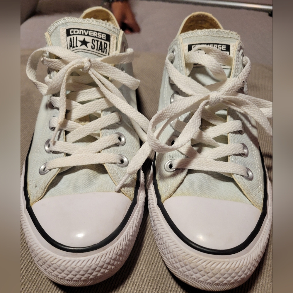 Mens Converse Teal/White Sneakers